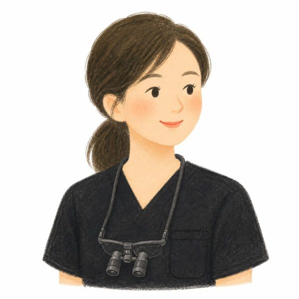 歯科医師（女性）のイラスト